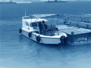 Speed Boat with attached SRP